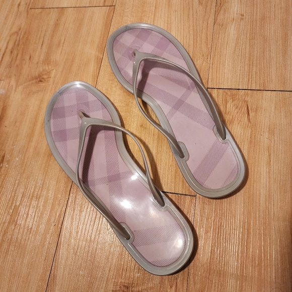 Burberry Jelly Flip Flops Size 41